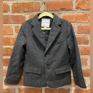 Janie and Jack boys charcoal blazer size 6